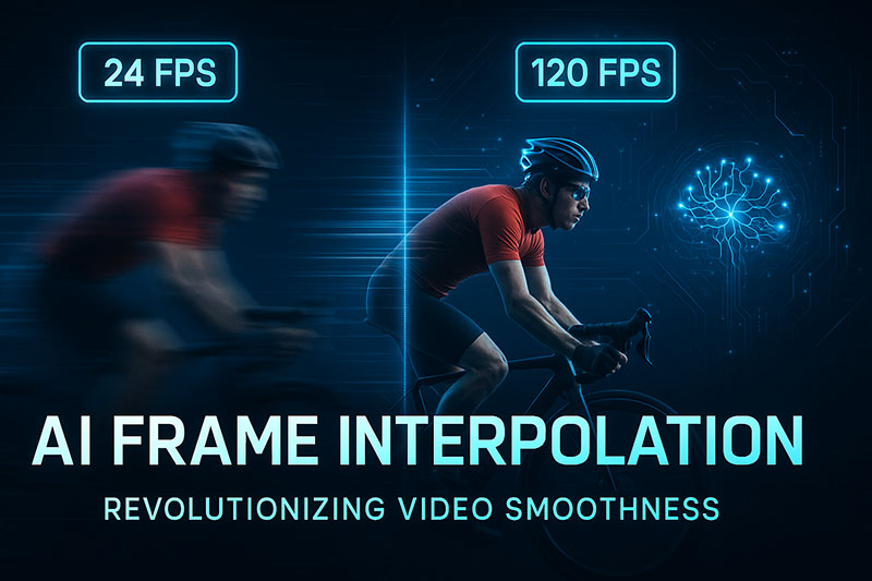 ai frame interpolation for smoother video playback