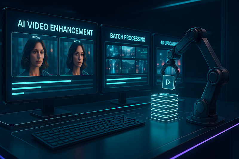 batch processing videos with ai enhancers tips and tricks