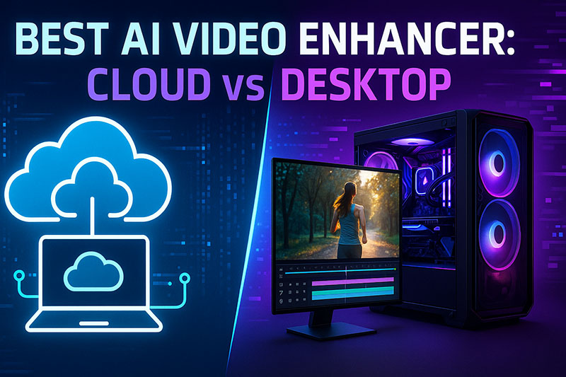 cloud based vs desktop ai video enhancers which is right