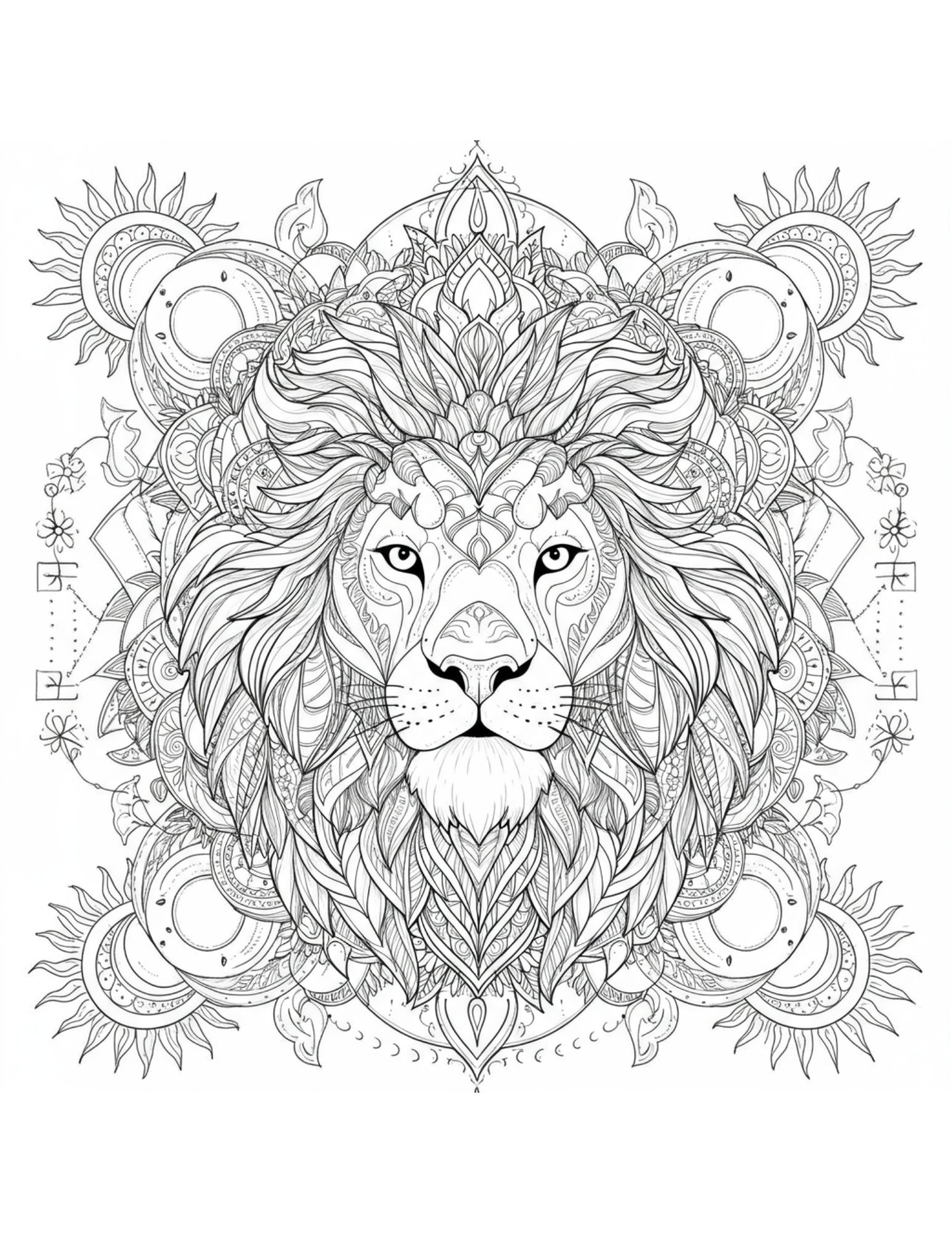 Lion Mandala 2