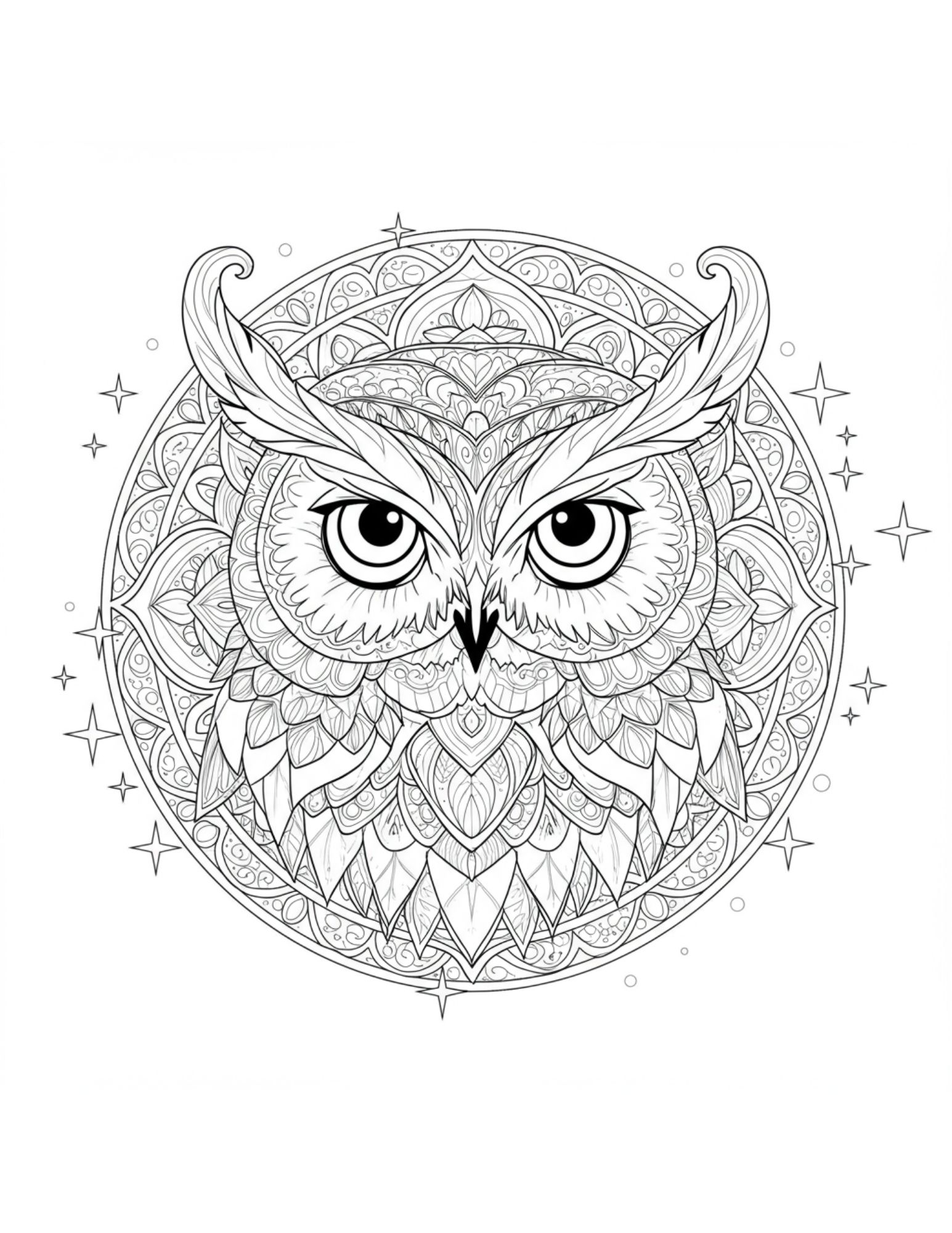 Owl Mandala 2