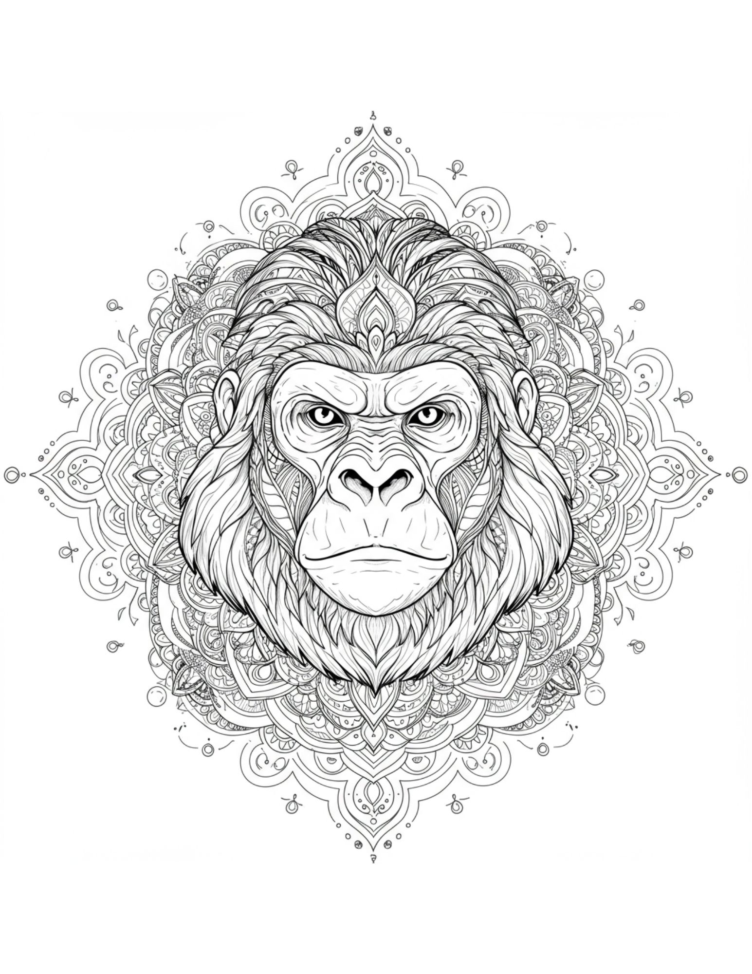 Gorilla Mandala 2