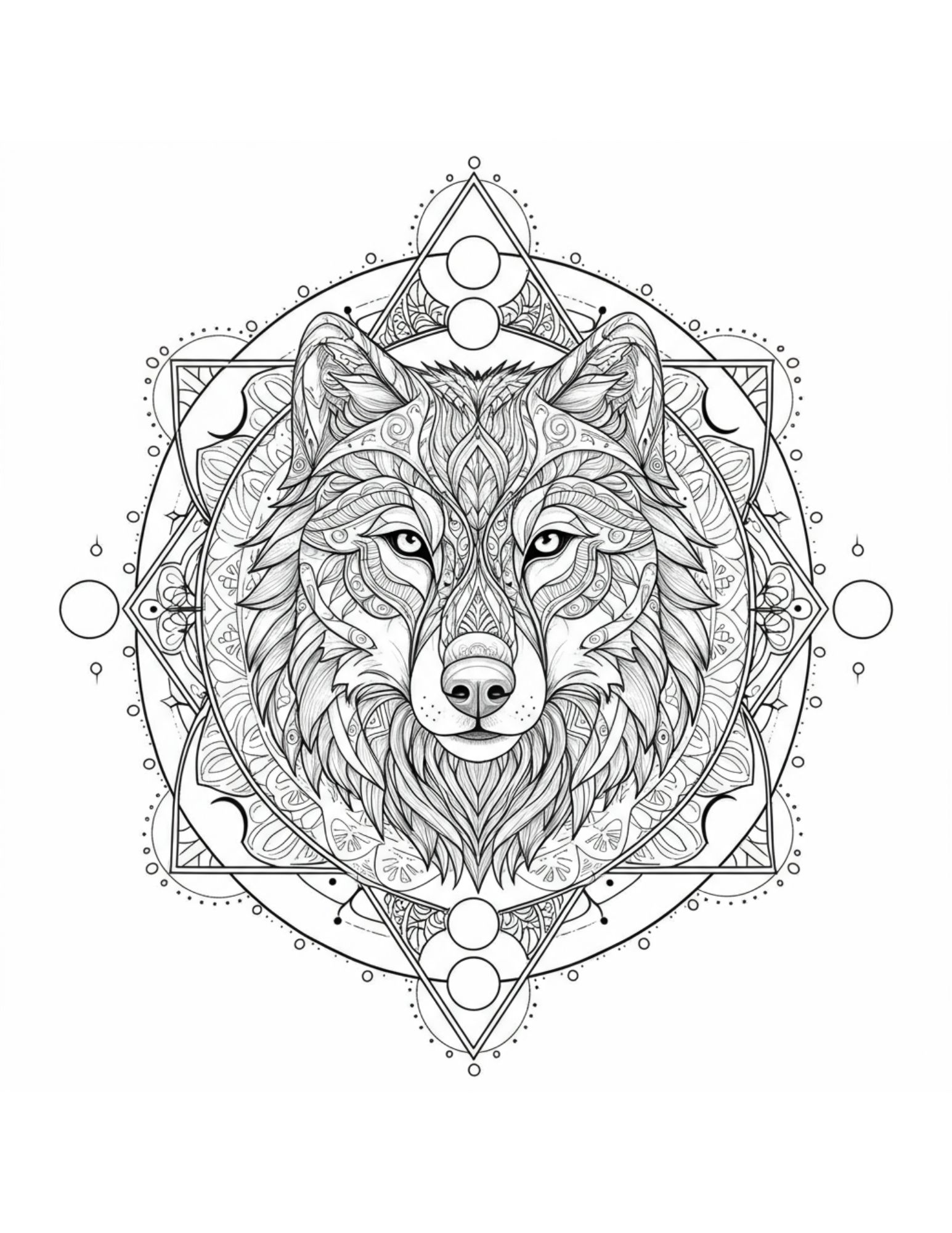 Wolf Mandala 2