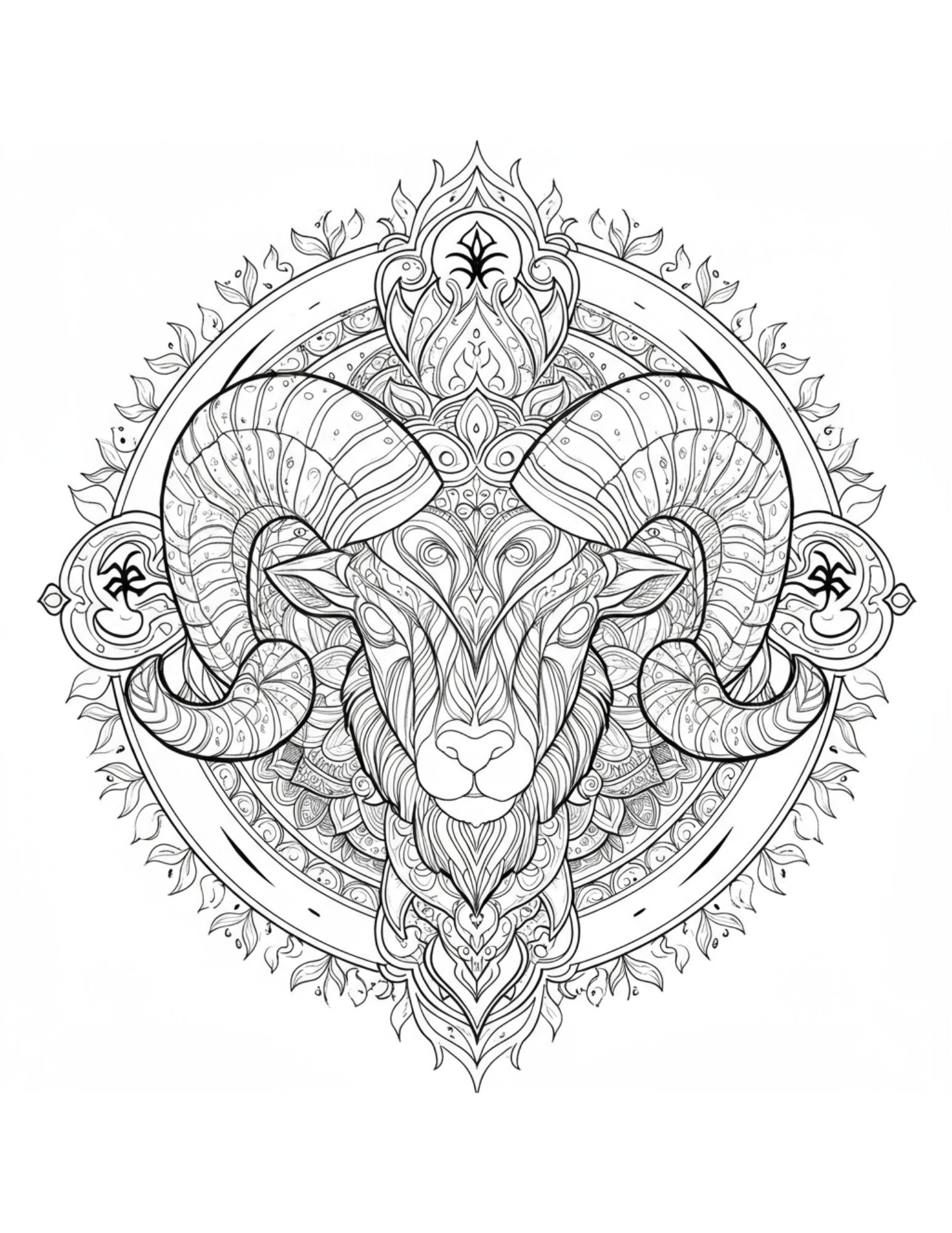 Goat Mandala 4