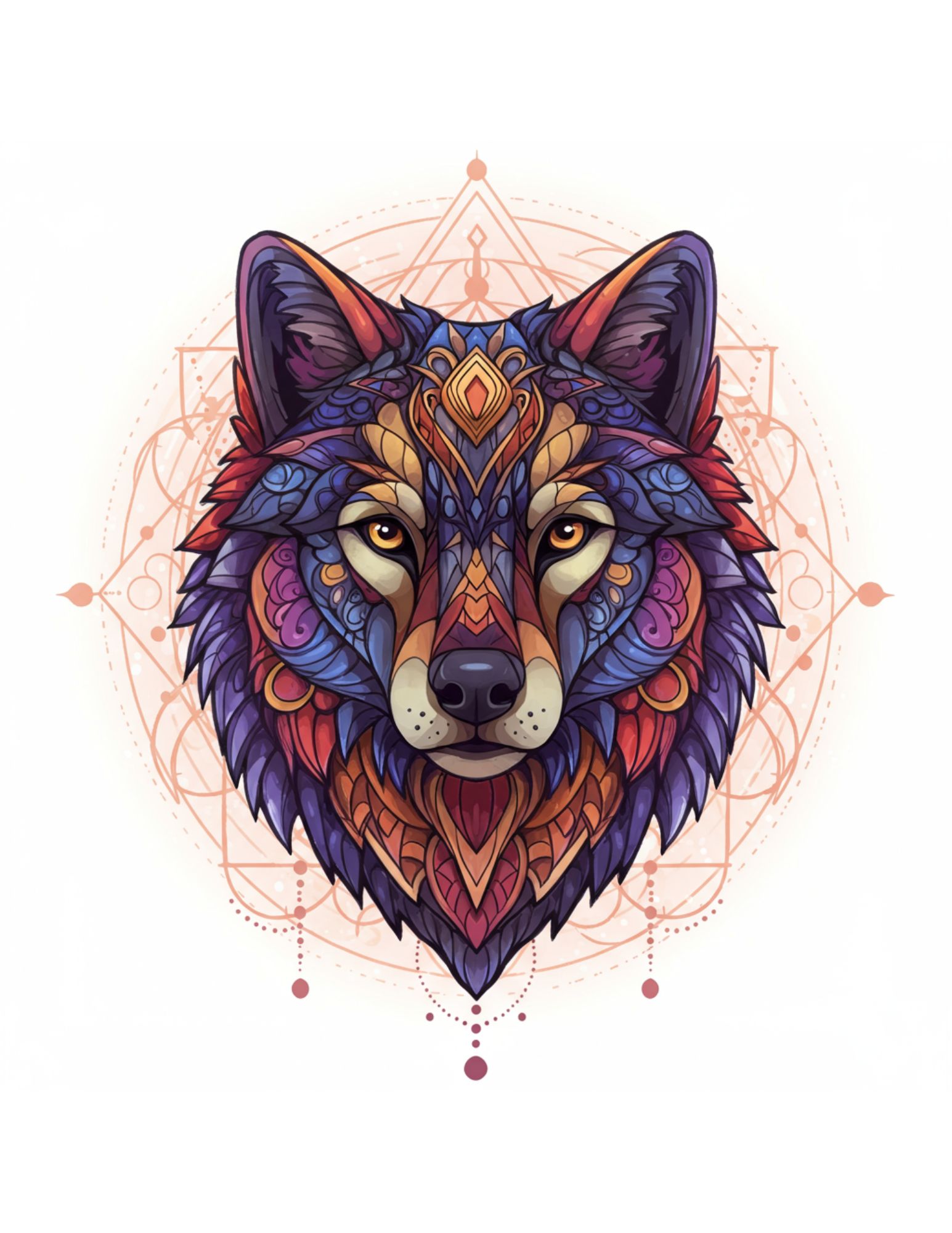 Wolf Mandala 1