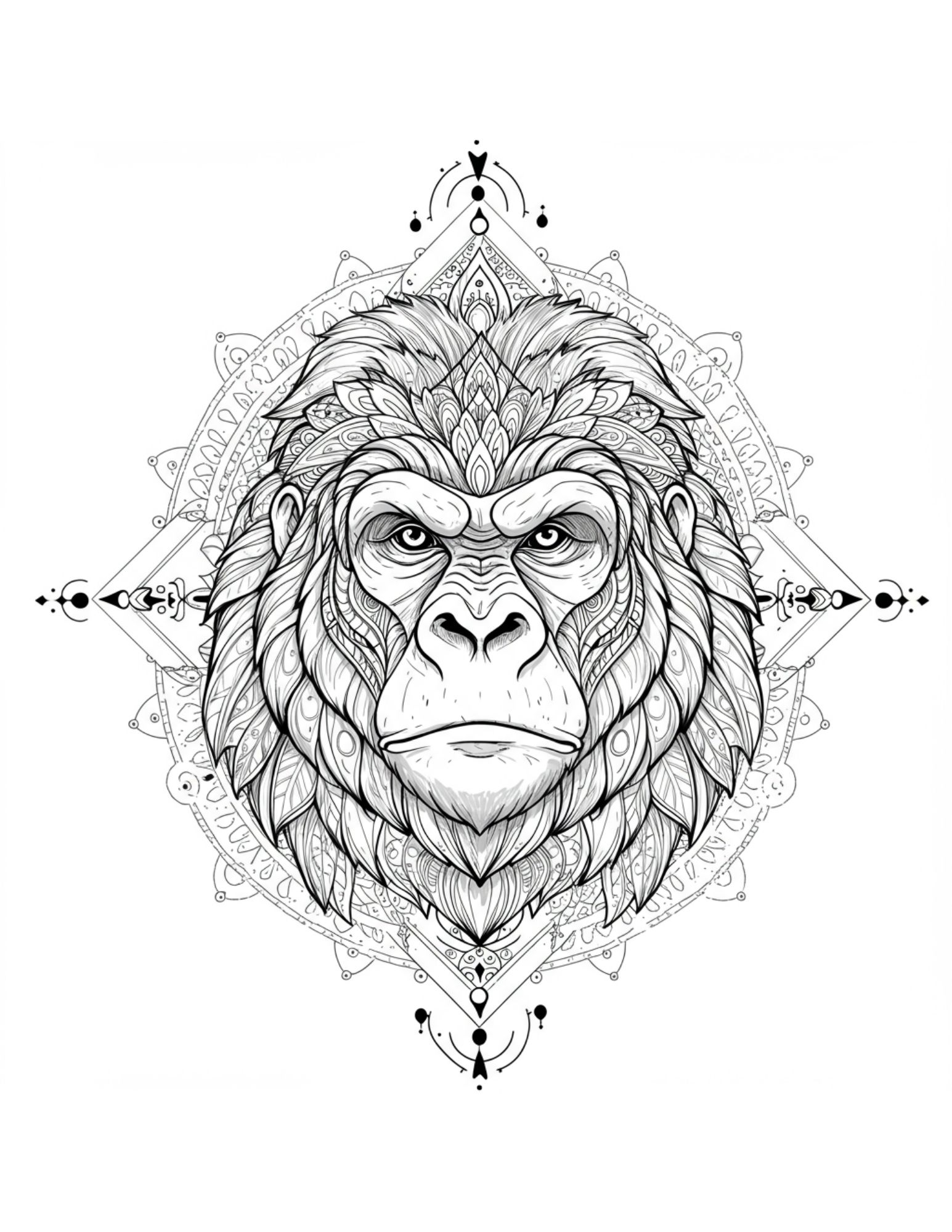 Gorilla Mandala 4