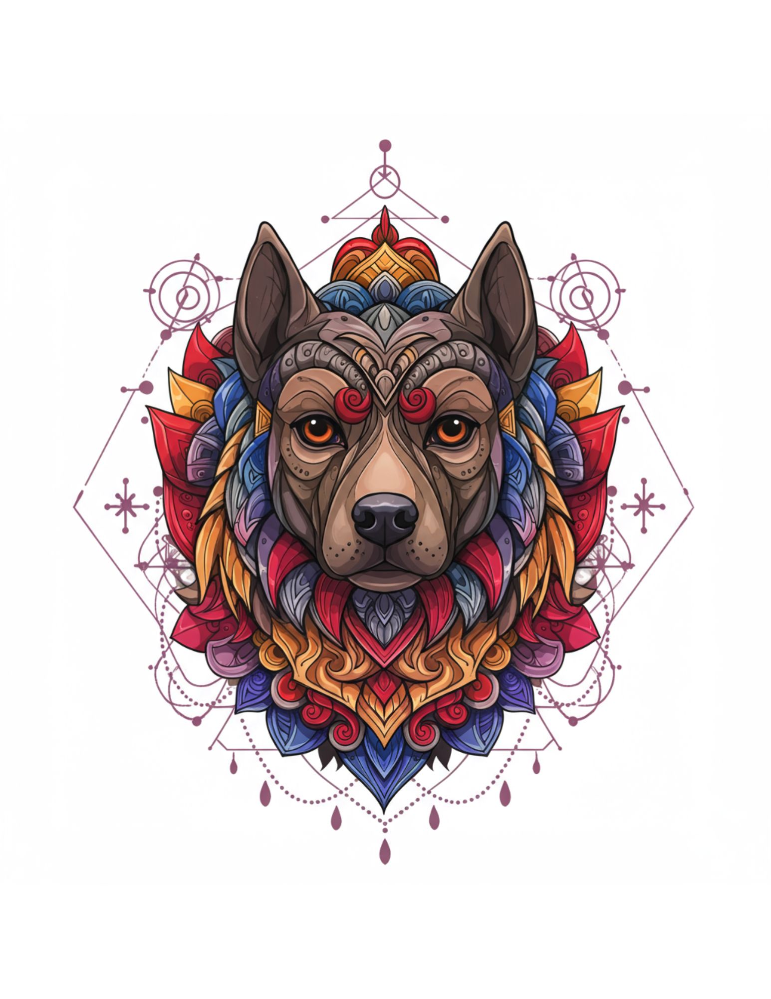 Dog Mandala 1