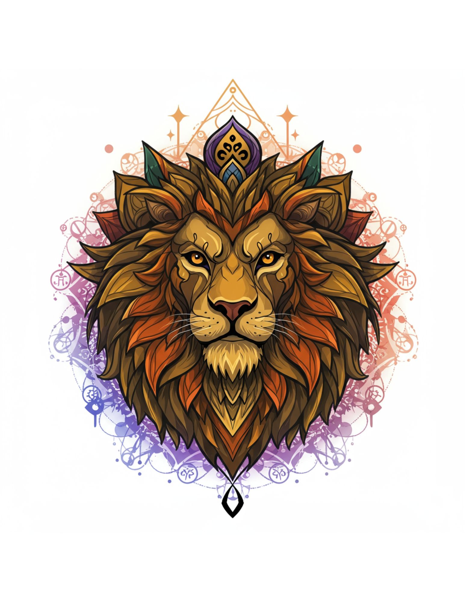 Lion Mandala 1