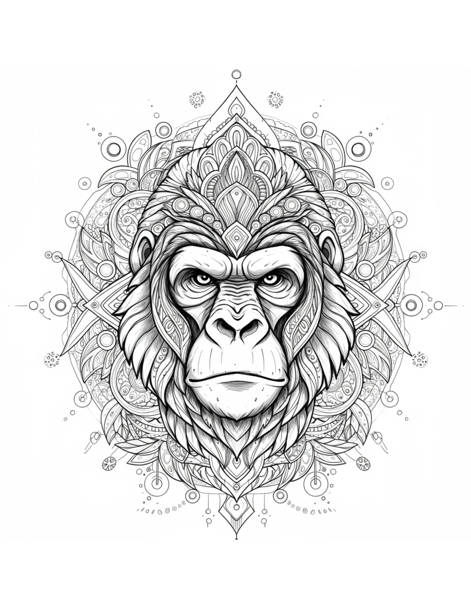Gorilla Mandala 3