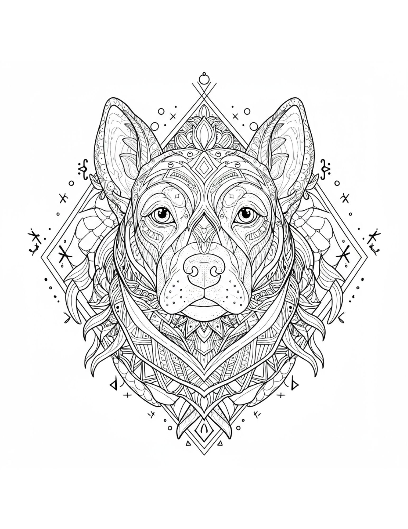 Dog Mandala 3
