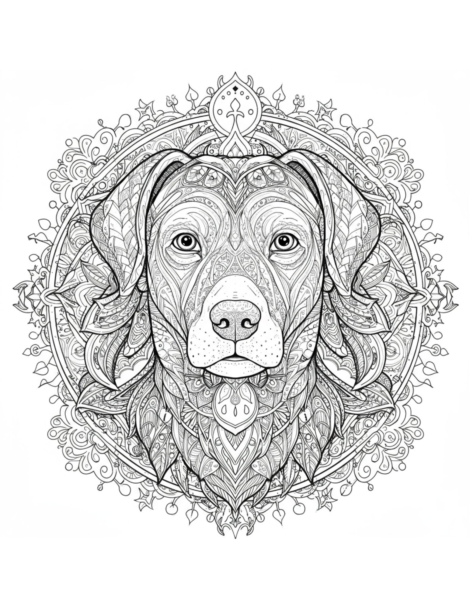 Dog Mandala 4