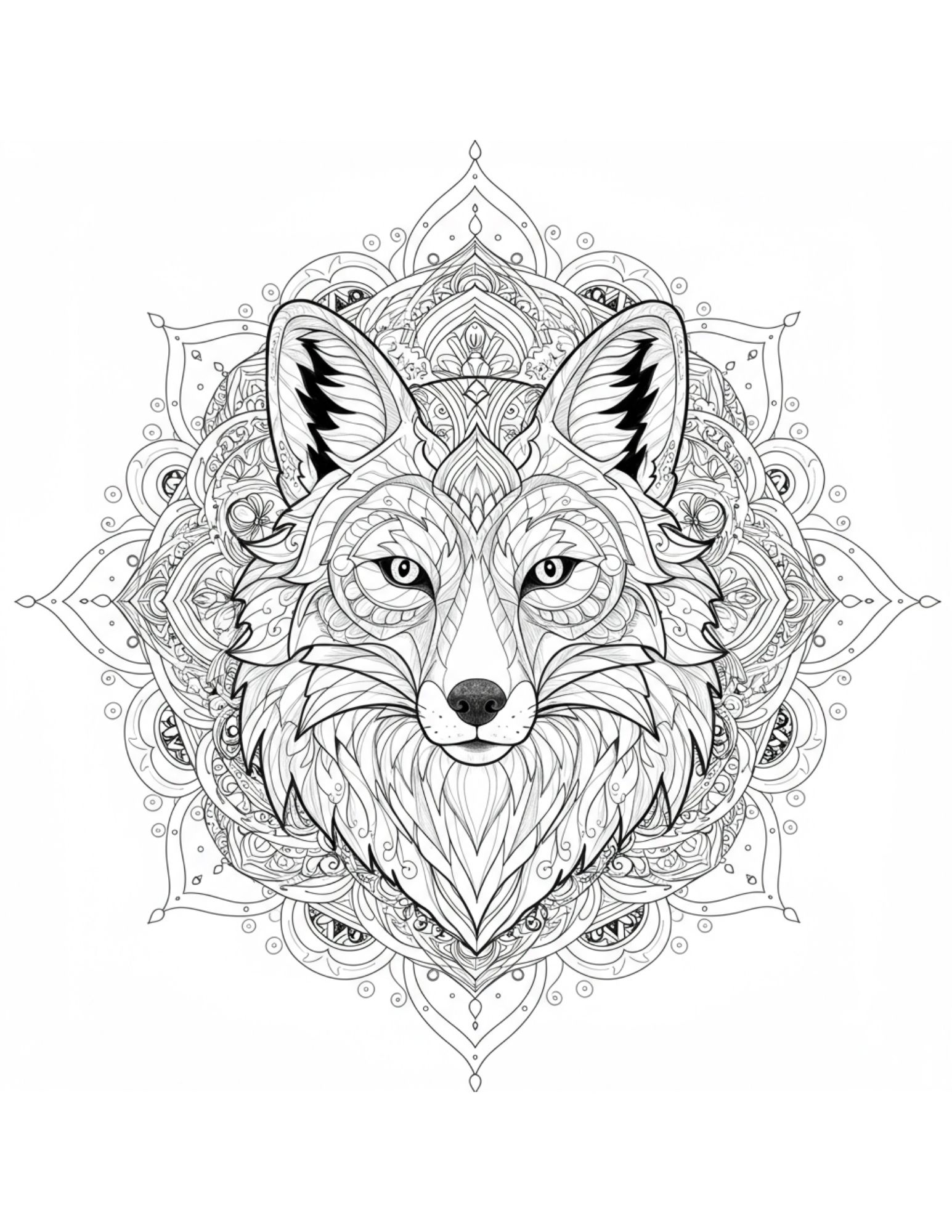 Fox Mandala 4