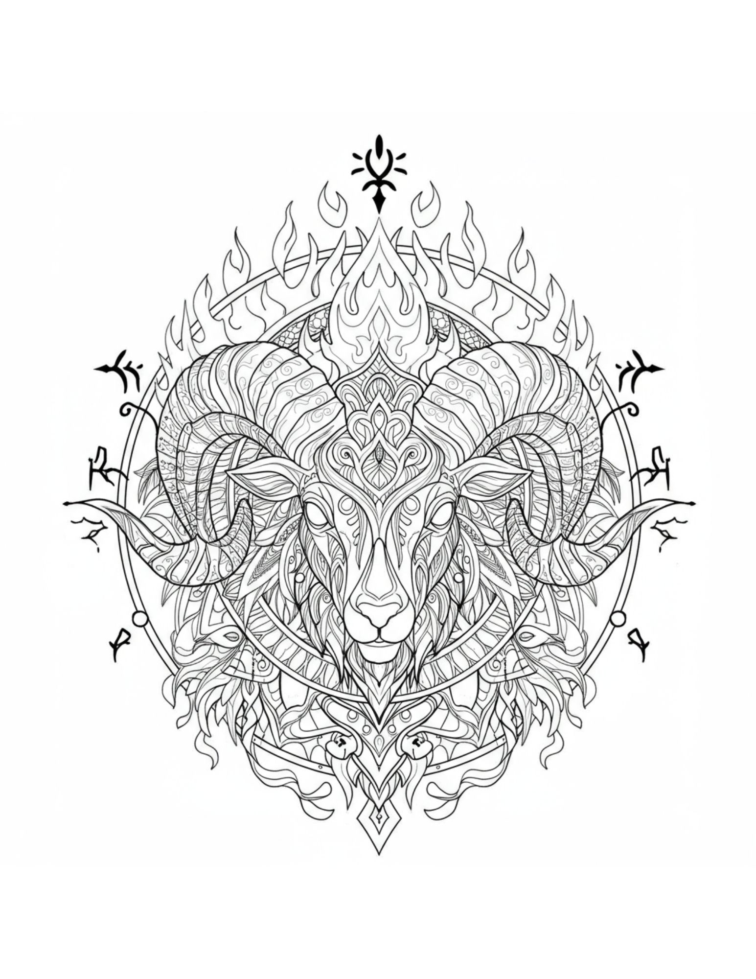 Goat Mandala 3