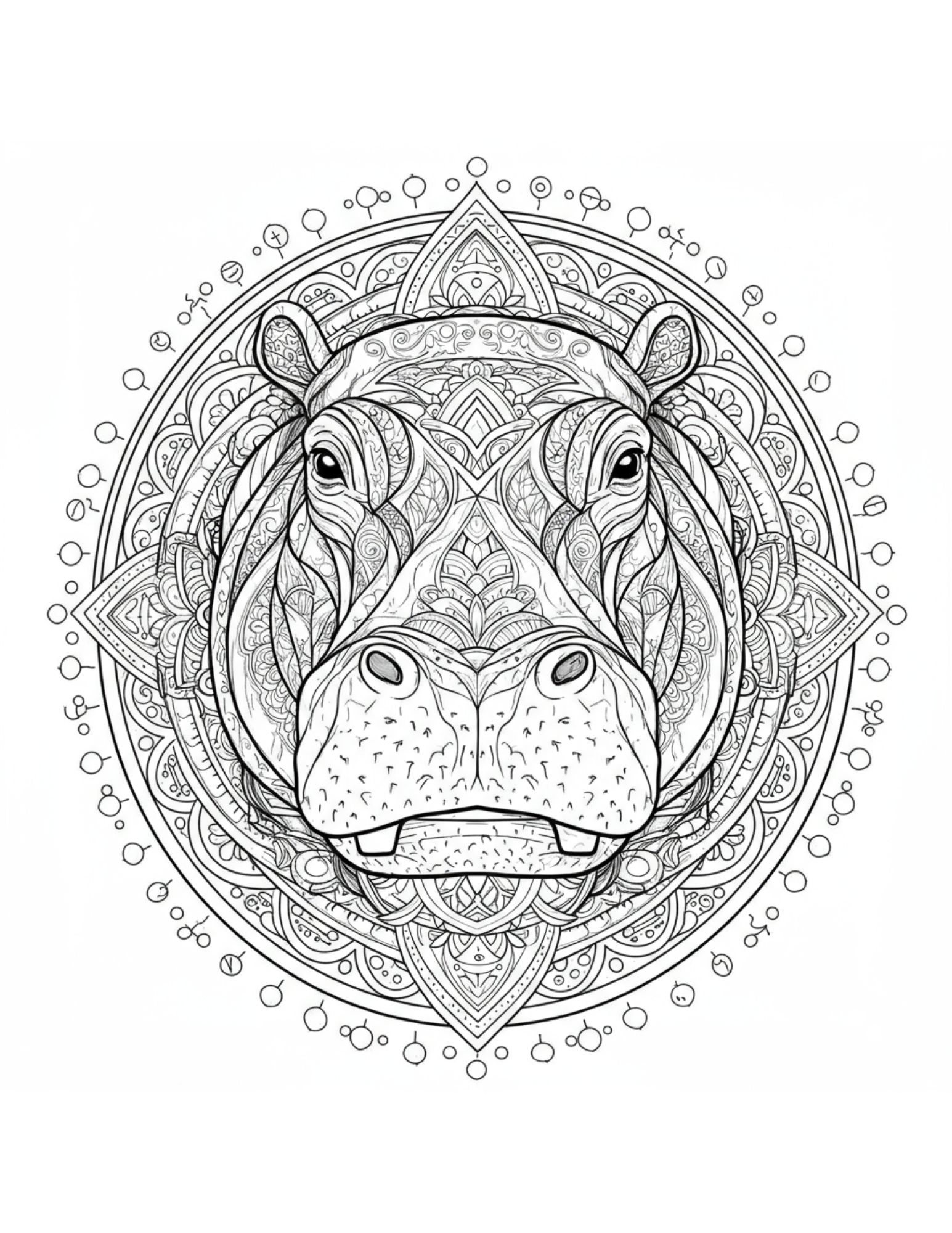 Hippo Mandala 3
