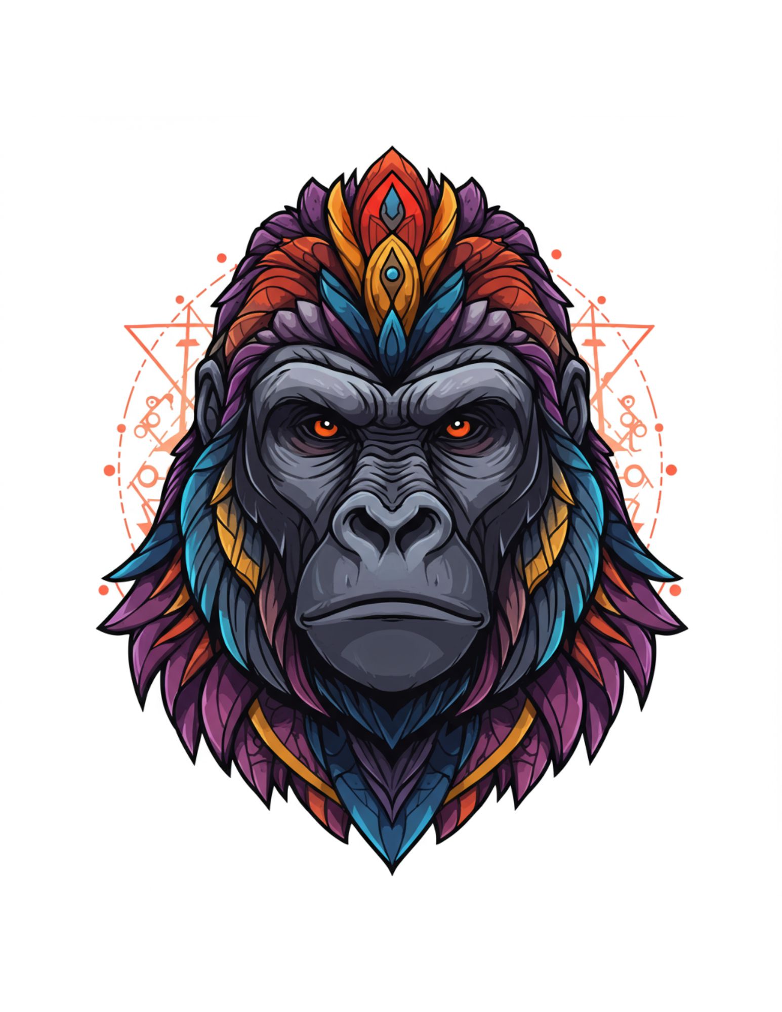 Gorilla Mandala 1