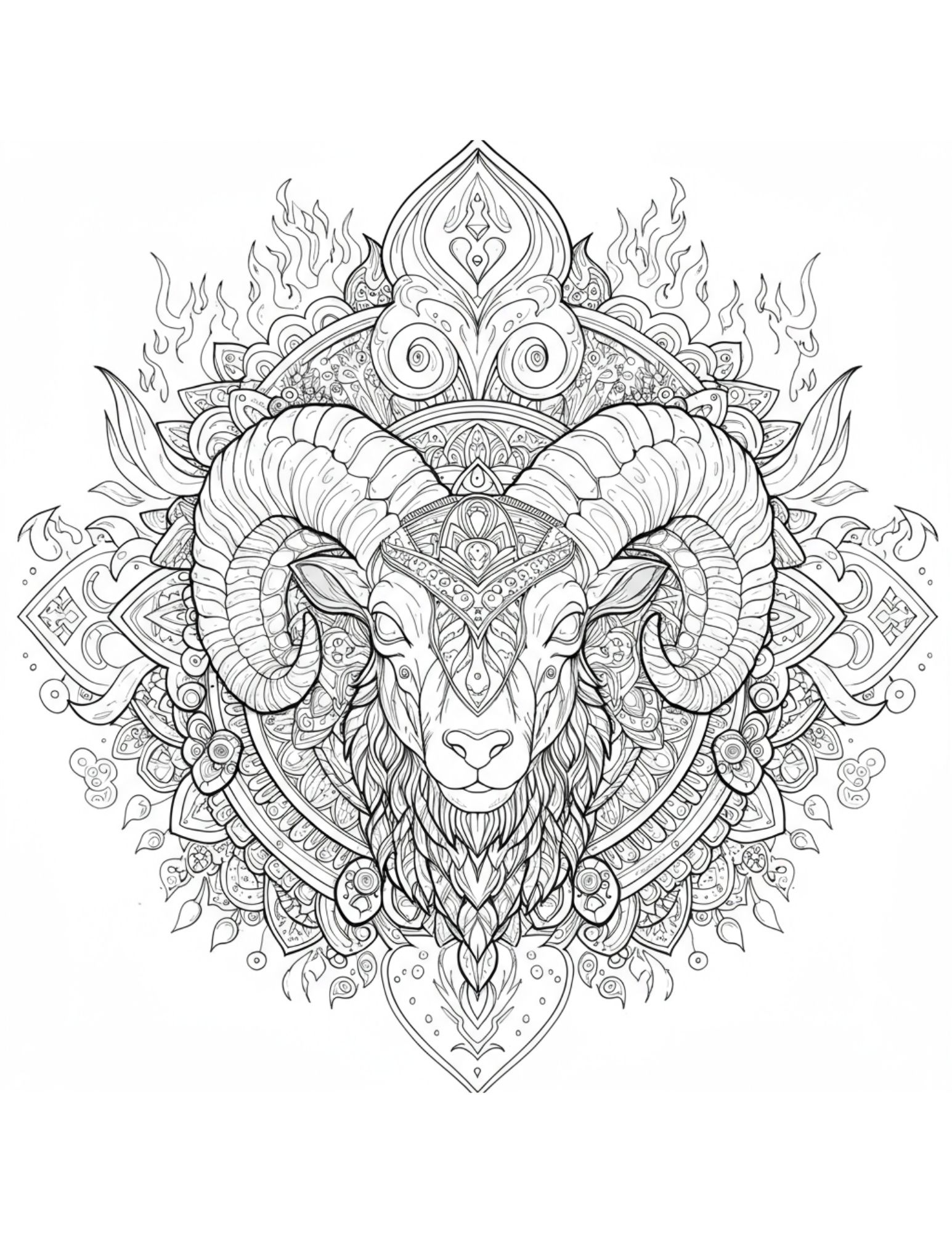 Goat Mandala 2