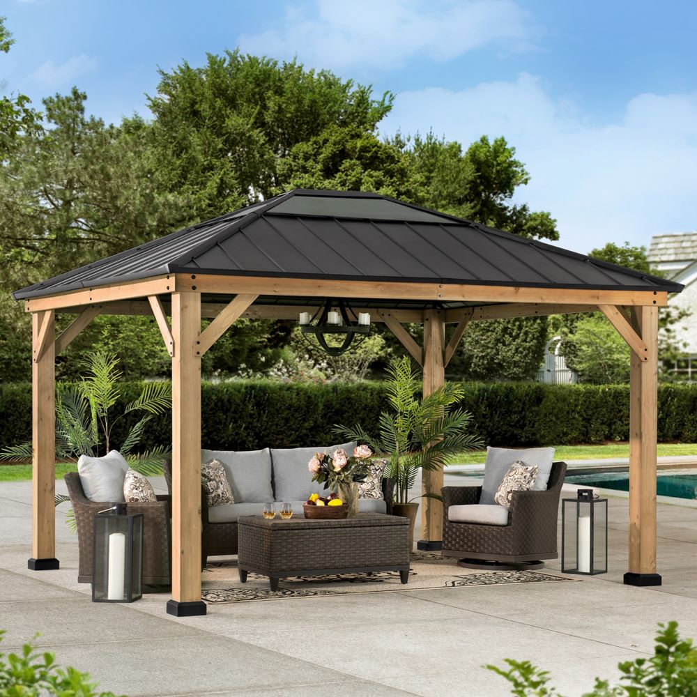 A102005801 WOOD GAZEBO