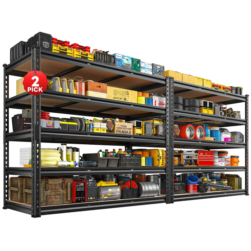 Reibii 48 w Garage Shelves 2PCS
