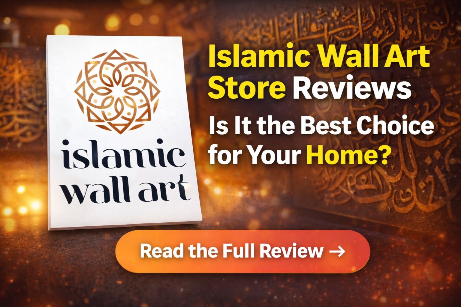 islamic wall art store reviews