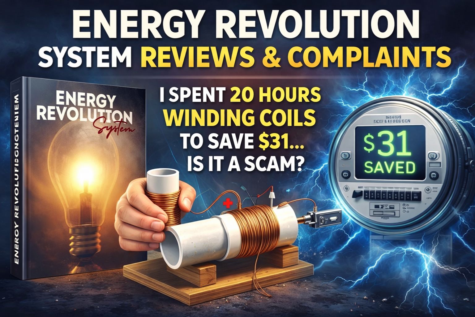 Energy Revolution System Reviews: I Spent 20 Hours Winding Coils to Save $31. Is It a Scam? 1 energy revolution system reviews