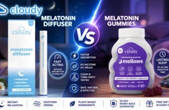 Cloudy Melatonin Diffuser vs. Melatonin Gummies: Which Works Faster?