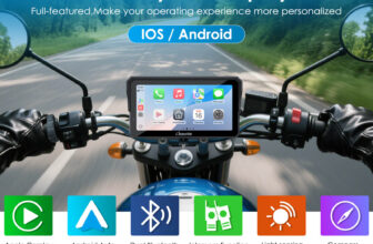 Carpuride W602S Pro motorcycle CarPlay display