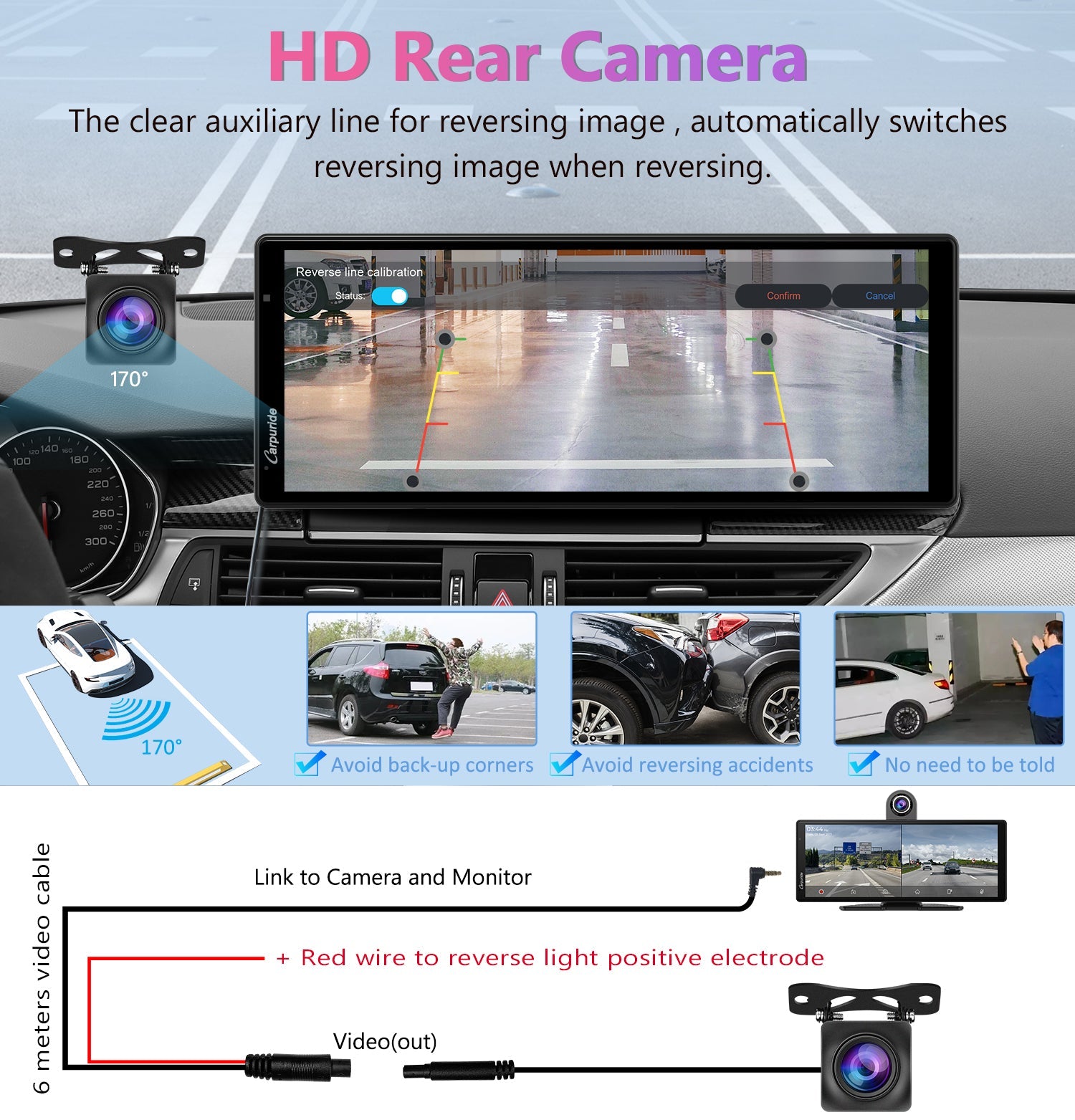 Carpuride W903 vs W903 Plus: Which Should You Buy in 2026? 8 Carpuride W903 optional rear camera and reversing view