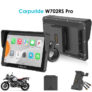 Carpuride – Carpuride 702RS Pro, Plug-and-Play Motorcycle Stereo with Radar Detection BSD System