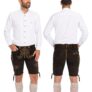 Bavaria Trachten – Goat Lederhosen Men Short Dark